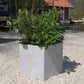 Pflanzkübel - Leyla, 40x40x40cm, von aplanta, Beton-Design