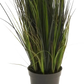 Künstliches Gras - Hanno, 60 cm, Kunstpflanze von aplanta, im schwarzen Topf, in Natur, für drinnen
