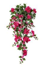 Künstliche Bougainville - Erna, 100 cm, Kunstblume von aplanta, UV-beständig, Steckpflanze, in Fuchsia, für draußen
