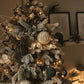 Künstlicher Weihnachtsbaum mit Schnee - Elsa, 180 cm, Kunstbaum von aplanta, in Grün weiß, für drinnen