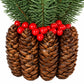 Künstlicher Deko Tannenbaum mit Beeren – Silvan | 35 cm