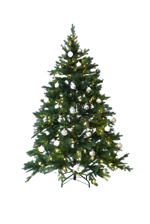 Árbol de Navidad artificial - David | 150 cm, con luces LED