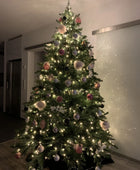 Árbol de Navidad artificial - David | 240 cm, con luces LED