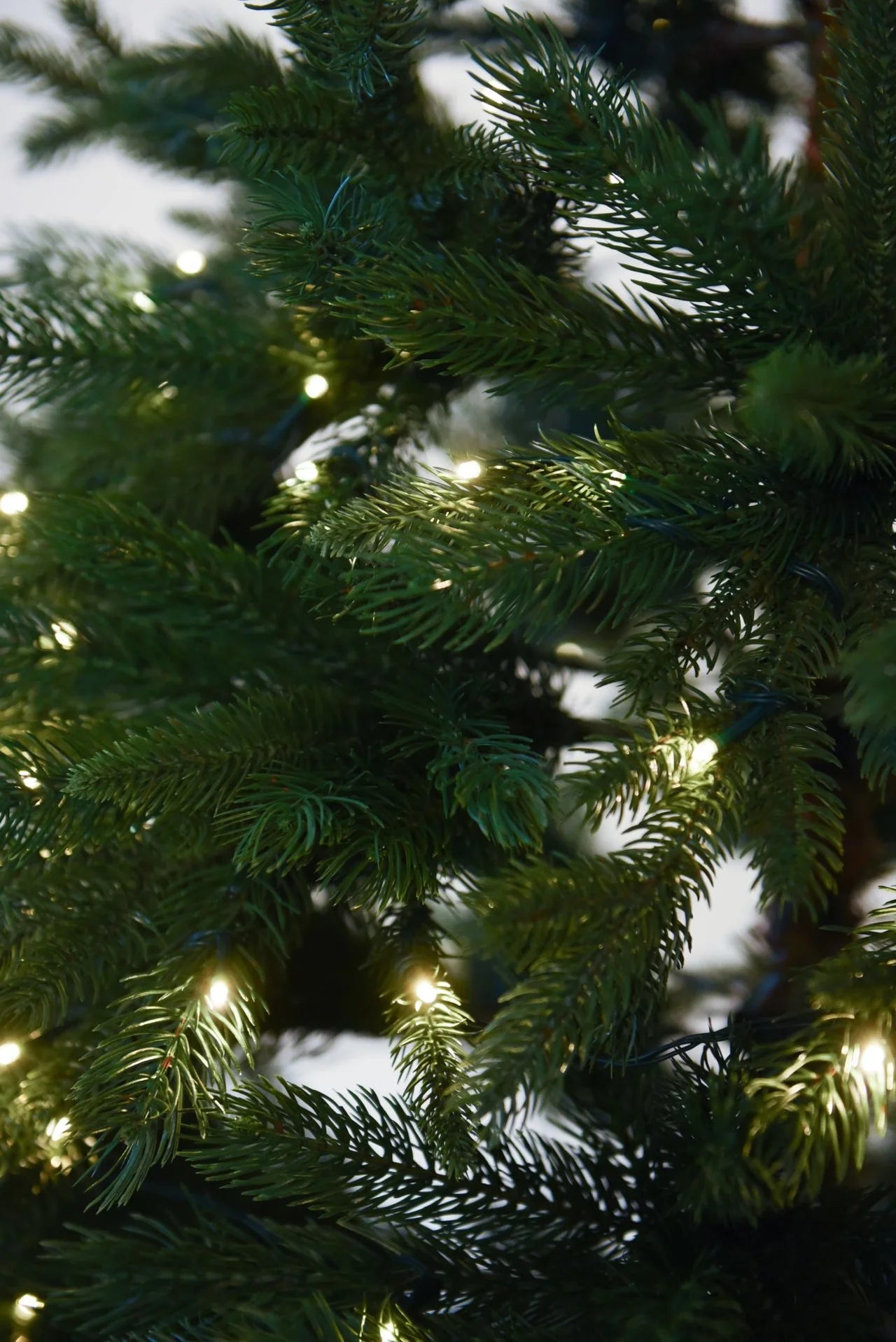 Árbol de Navidad artificial - David | 240 cm, con luces LED