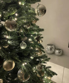 Árbol de Navidad artificial - David | 240 cm, con luces LED