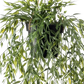 Künstlicher Hänge-Bambus - Kiana, 50 cm, Kunstpflanze von aplanta, inkl. Dekotopf, in Natur, für drinnen
