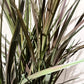 Künstliches Gras - Kuzey, 115 cm, Kunstpflanze von aplanta, UV-beständig, im schwarzen Topf, in Natur, für draußen