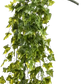 Künstlicher Hänge-Efeu - Kenan | 75 cm auf transparentem Hintergrund, als Ausschnitt fotografiert, damit die Details der Kunstpflanze bzw. des Kunstbaums noch deutlicher zu erkennen sind.