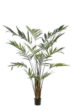 Künstliche Areca Palme - Isaiah, 270 cm, Kunstbaum von aplanta, im schwarzen Topf, in Natur, für drinnen