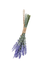 Künstlicher Lavendel Bund - Octan auf transparentem Hintergrund mit echt wirkenden Kunstblättern in natürlicher Anordnung. Künstlicher Lavendel Bund - Octan hat die Farbe Natur und ist 24 cm hoch. | aplanta Kunstpflanzen