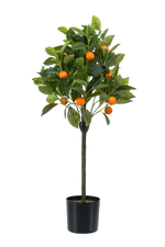 Künstlicher Orangenbaum - Julia, 75 cm, Kunstbaum von aplanta, für drinnen