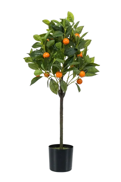 Künstlicher Orangenbaum - Julia, 75 cm, Kunstbaum von aplanta, für drinnen