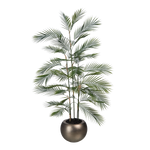 Künstliche Bergpalme - Nolte, 140 cm, Kunstbaum von aplanta, in Grün, für drinnen