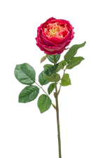 Künstliche Rose - Estefania, 60 cm, Kunstblume von aplanta, für drinnen