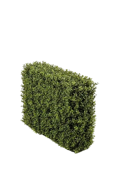 Künstliche Buchsbaumhecke - Jannis, 50 cm, Kunstbaum von aplanta, UV-beständig, in Grün, für draußen