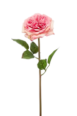 Künstliche Rose - Fleur, 60 cm, Kunstblume von aplanta, Steckpflanze, in Pink, für drinnen
