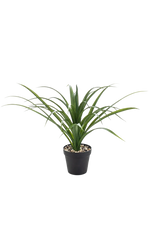 Künstliche Yucca - Basti, 35 cm, Kunstbaum von aplanta, UV-beständig, in Grün, für draußen