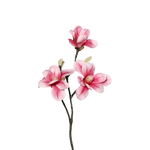 Künstliche Magnolien - Herta, 40 cm, Kunstpflanze von aplanta, in Rose, für drinnen