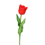 Künstliche Tulpe - Merry, 60 cm, Kunstblume von aplanta, Real Touch, in Rot, für drinnen & draußen