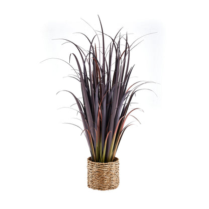 Künstliches Gras - Severin, 120 cm, Kunstpflanze von aplanta, in Grün, für drinnen