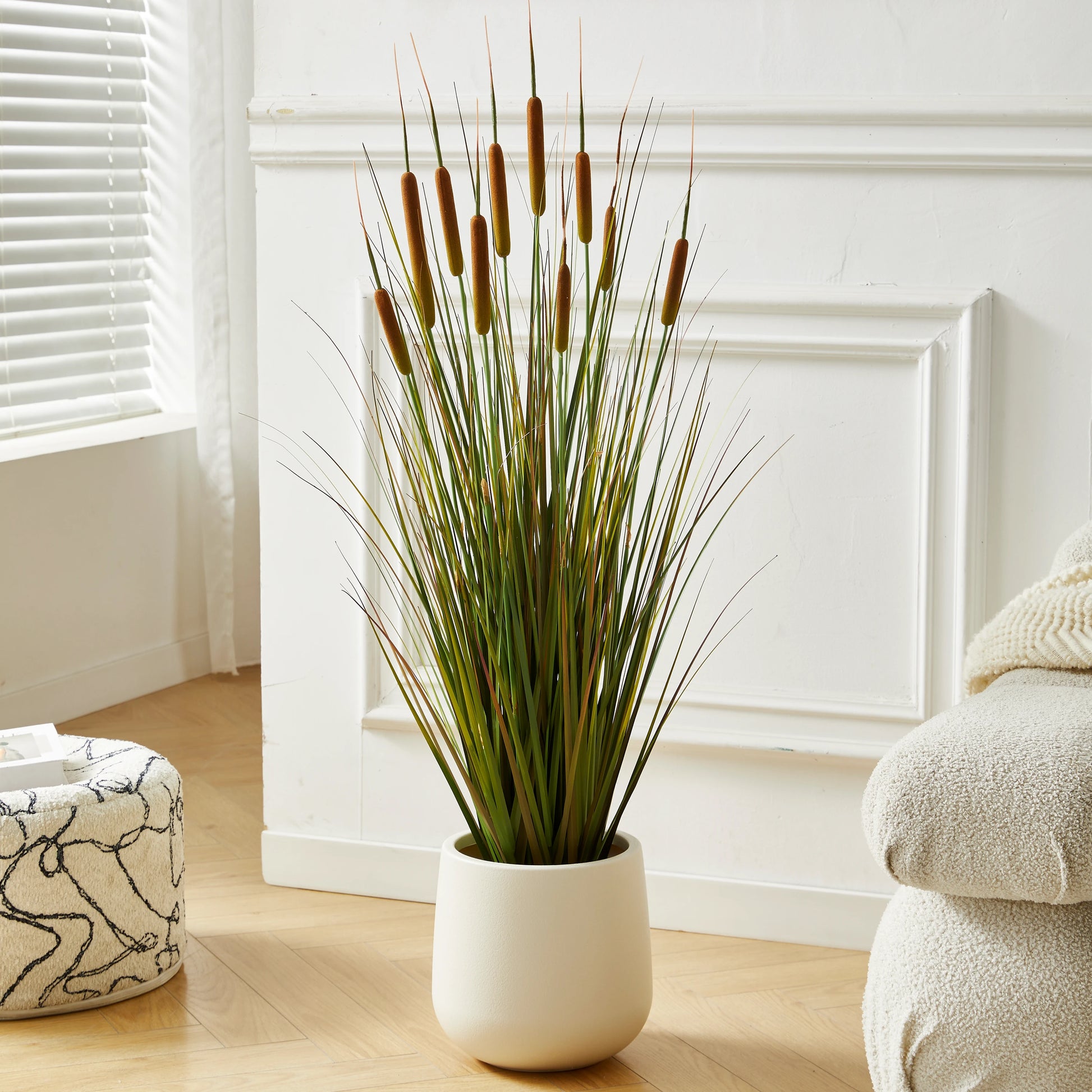 Künstlicher Rohrkolben – Emeric | 120 cm