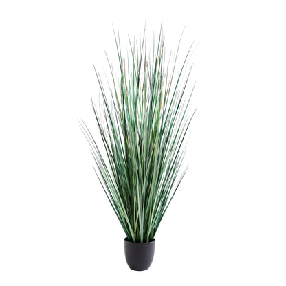 Künstliches Gras - Odalinde, 120 cm, Kunstpflanze von aplanta, in Grün, für drinnen