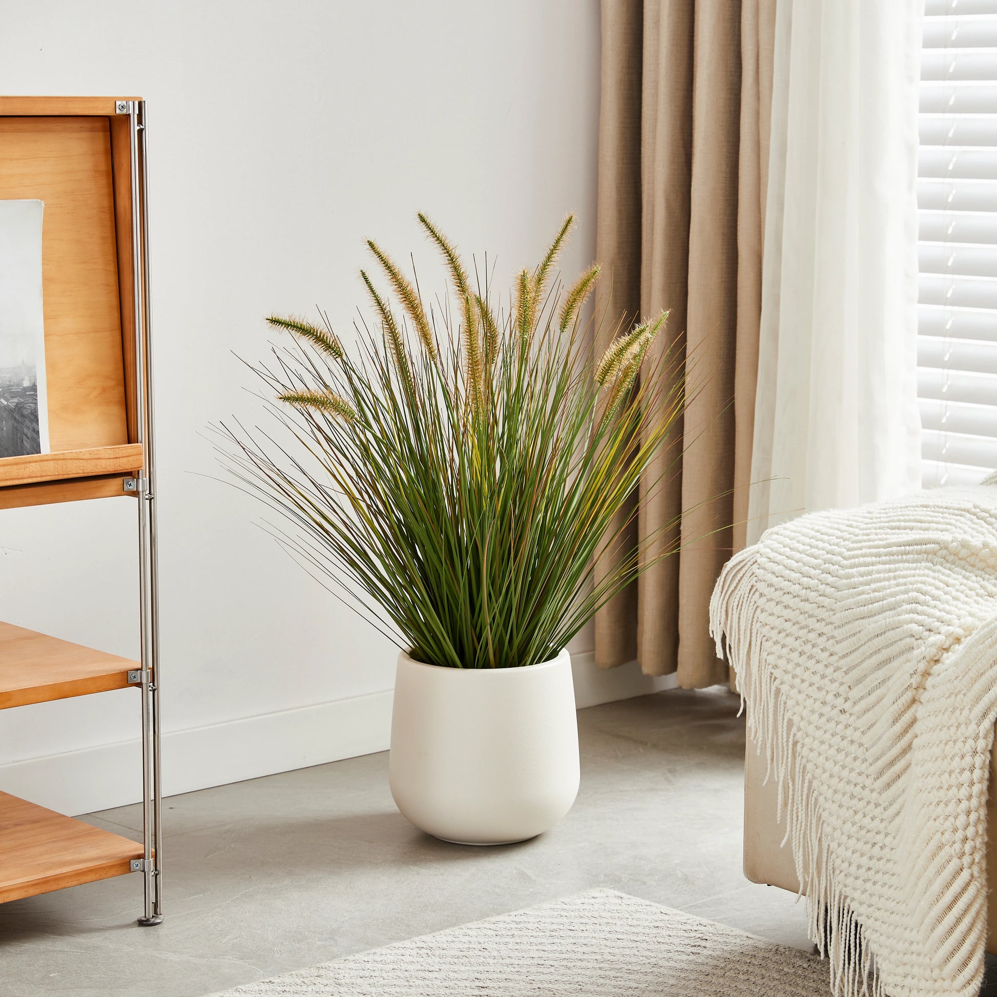 Künstliches Japanisches Lampenputzergras – Yuki | 70 cm