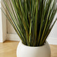 Künstliches Gras - Selwyn, 120 cm, Kunstpflanze von aplanta, in Grün, für drinnen