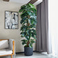 Künstlicher Split-Philodendron - Zephira, 210 cm, Kunstpflanze von aplanta, inkl. Startertopf, in Grün, für drinnen