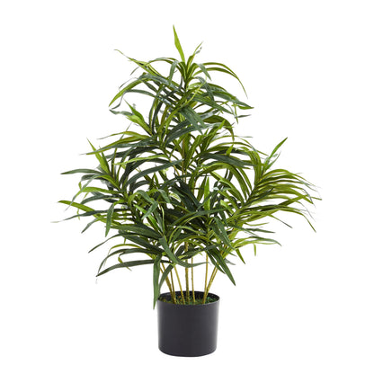 Künstliche Dracaena Reflexa - Orielle, 70 cm, Kunstpflanze von aplanta, inkl. Startertopf, in Grün, für drinnen