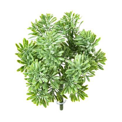 Künstliches Greiskraut - Henrike, 18 cm, Kunstpflanze von aplanta, Steckpflanze, in Natur, für drinnen