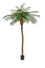 Künstliche Dattelpalme - Kaan, 280 cm, Kunstbaum von aplanta, in Natur, für drinnen
