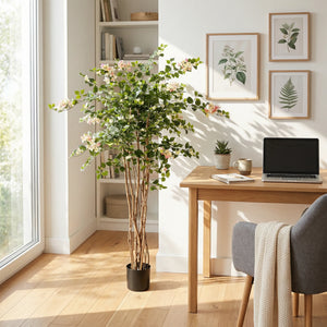 Árbol de flor artificial trillizo - Rike | 150 cm