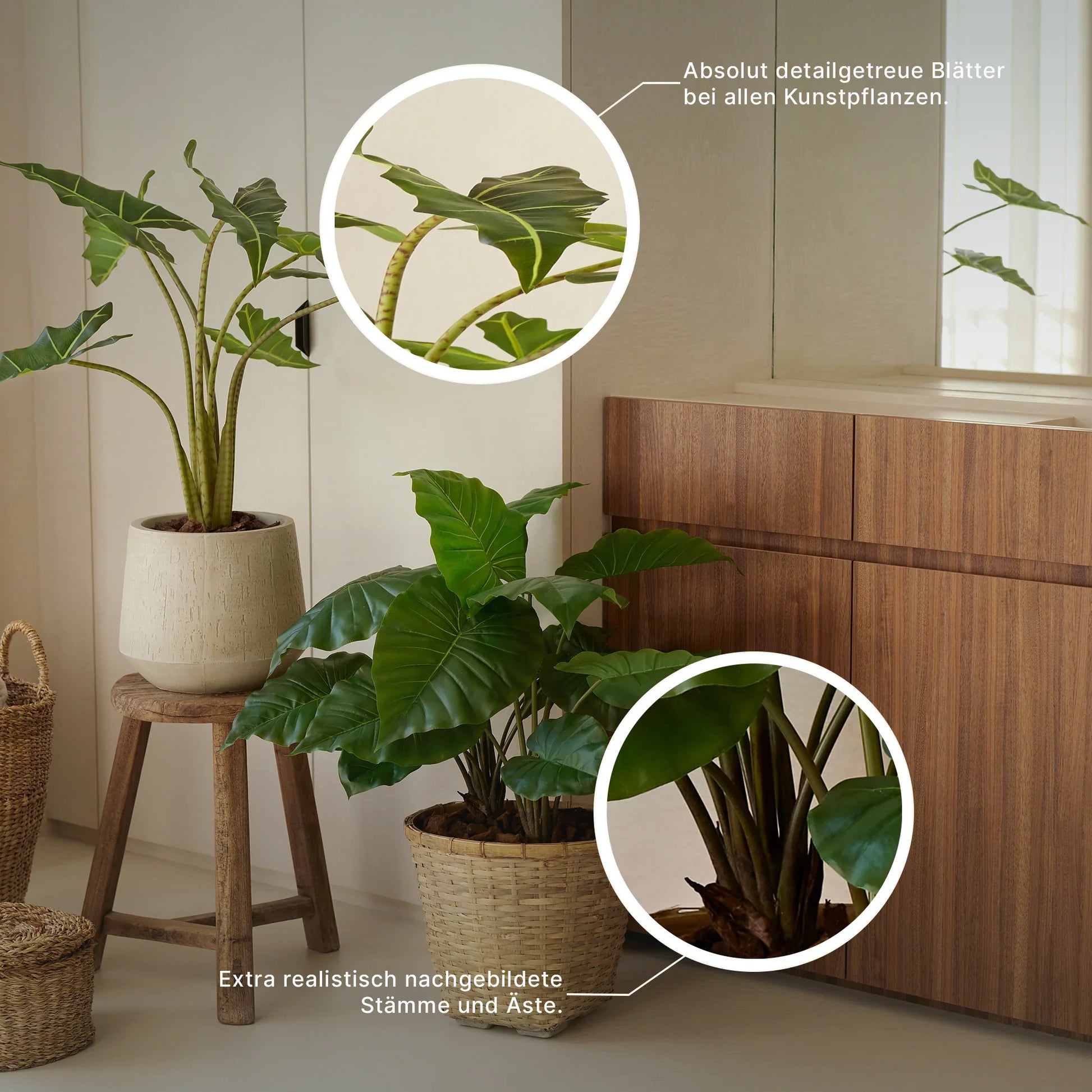 Flor artificial flamenco - planta plug - Nora | 56 cm