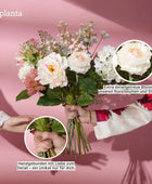 Künstliche Orchidee - Yuri | 134 cm | in weißem Dekotopf, Real Touch