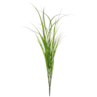 Künstliches Gras - Hubert, 90 cm, Kunstpflanze von aplanta, feuerhemmend, B1-zertifiziert, Steckpflanze, in Grün, für drinnen