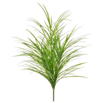 Künstliches Gras - Bernd, 80 cm, Kunstpflanze von aplanta, feuerhemmend, B1-zertifiziert, Steckpflanze, in Grün, für drinnen