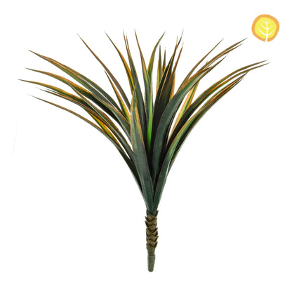 Künstliche Yucca - Bärbel, 50 cm, Kunstbaum von aplanta, UV-beständig, in Rot, für draußen