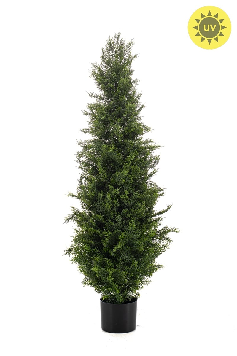 Cedro verde artificial - Nathalie | 120 cm