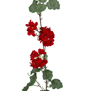 Künstliche Geranien-Girlande - Mulissa | 130 cm