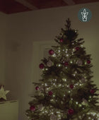 Árbol de Navidad artificial - David | 120 cm, con luces LED